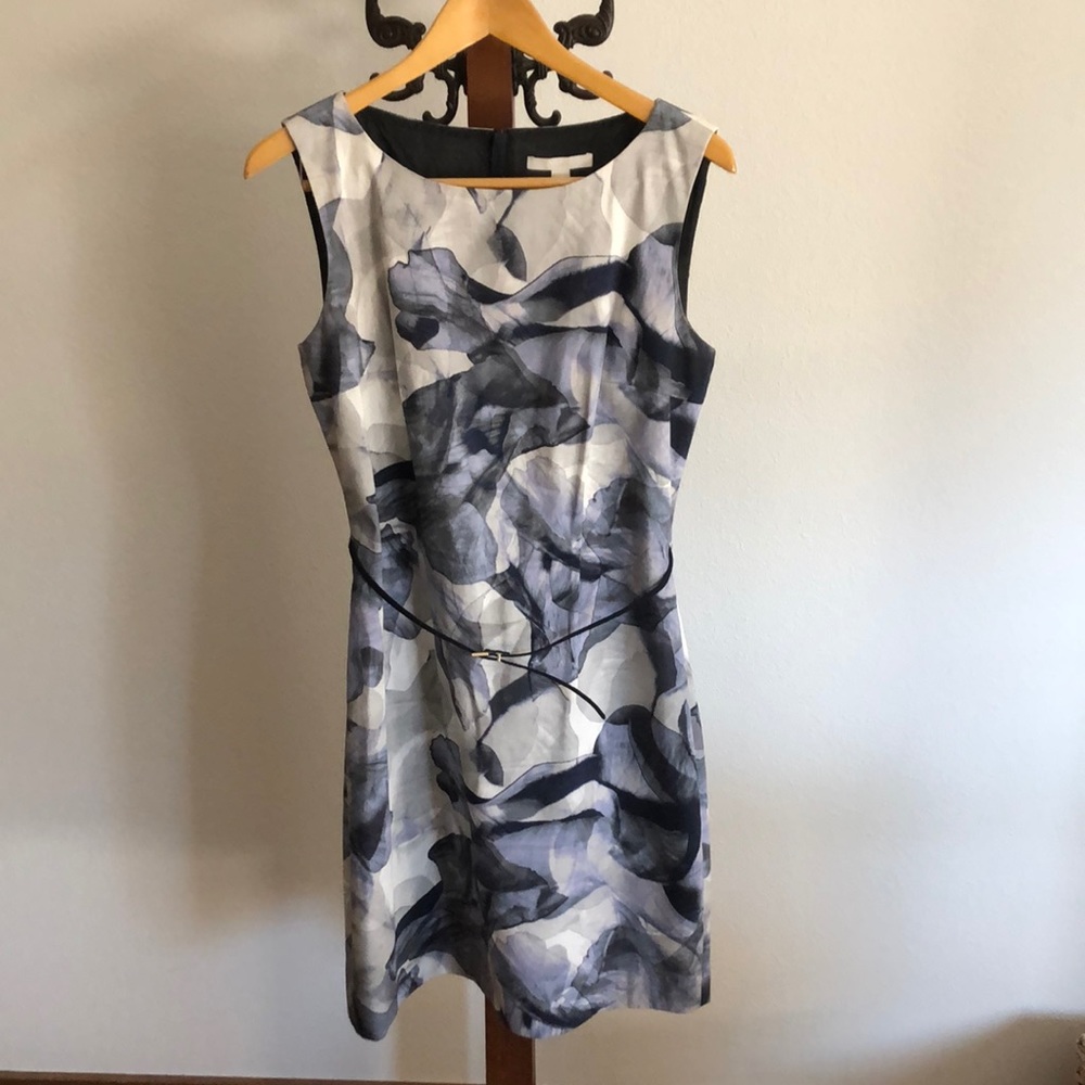 Hugo Boss floral business dress